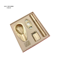 Set phụ kiện xì gà 4 món bằng đồng Golden Fire GF TZ 6 